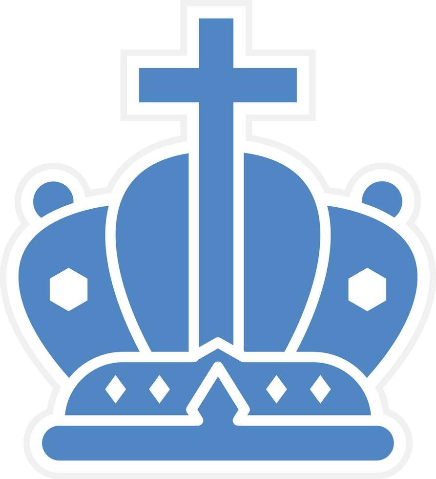 kung krona vektor ikon