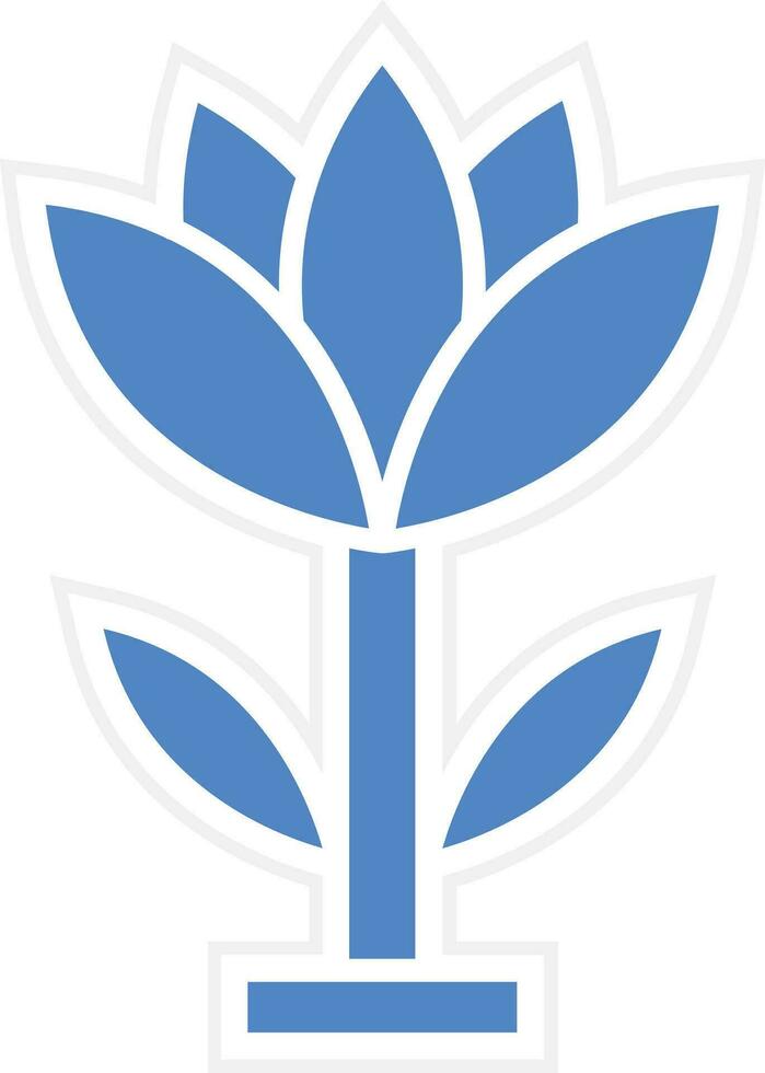 Symbol für Blumenvektor vektor