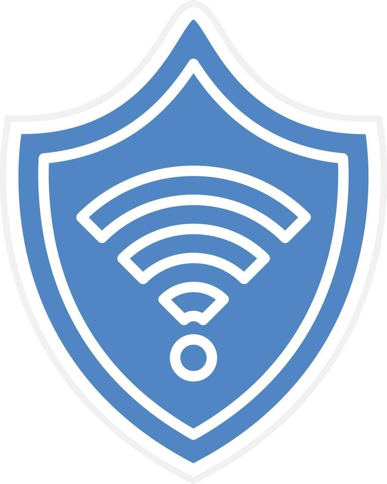 wiFi säkerhet vektor ikon
