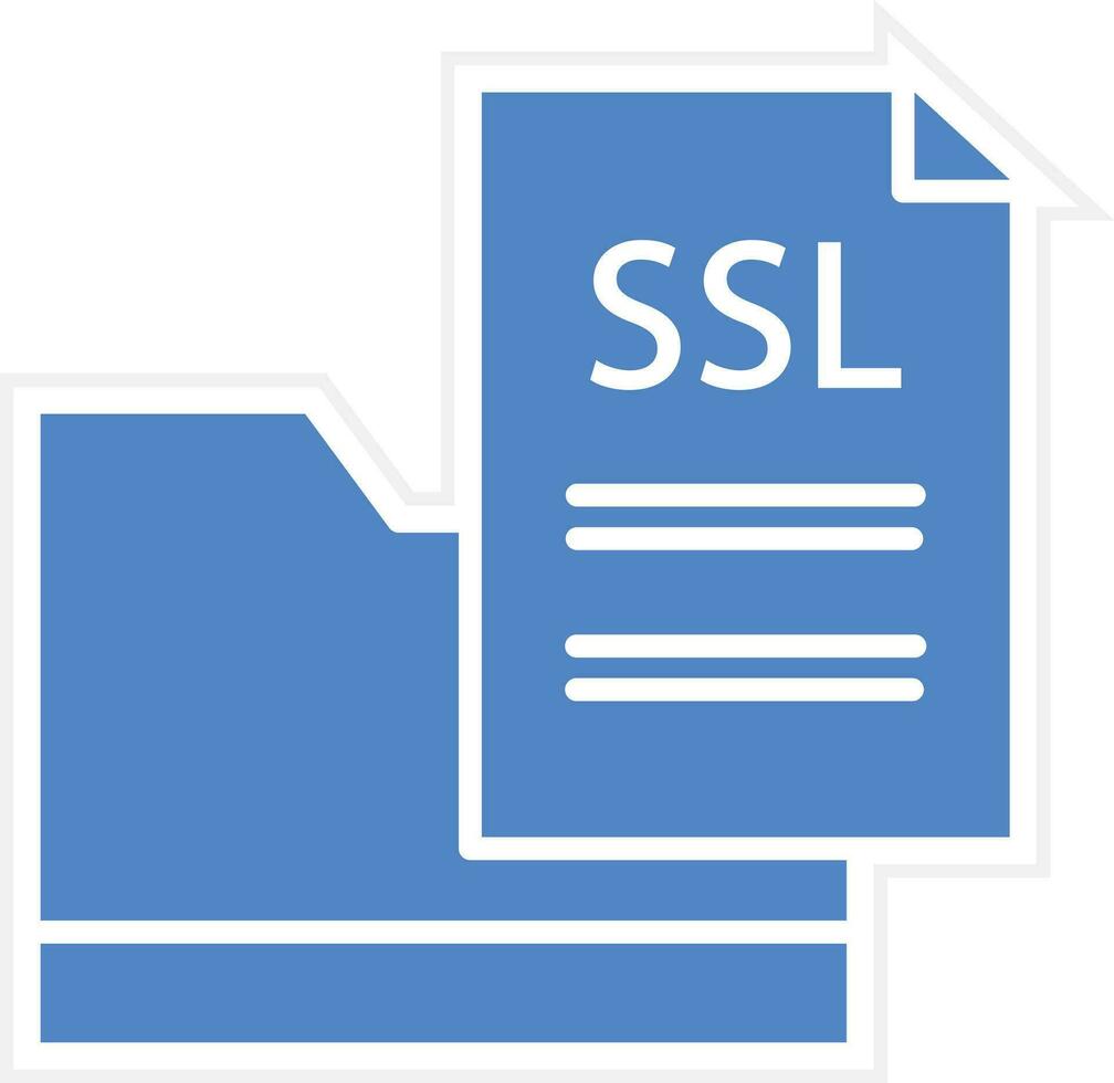 ssl Datei Vektor Symbol