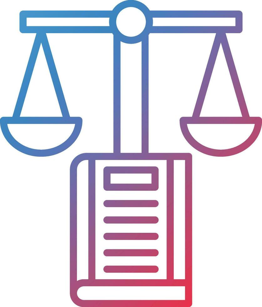 verbreitet Gesetz Vektor Symbol
