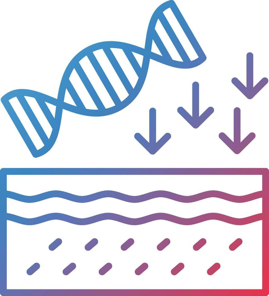 genetik vektor ikon