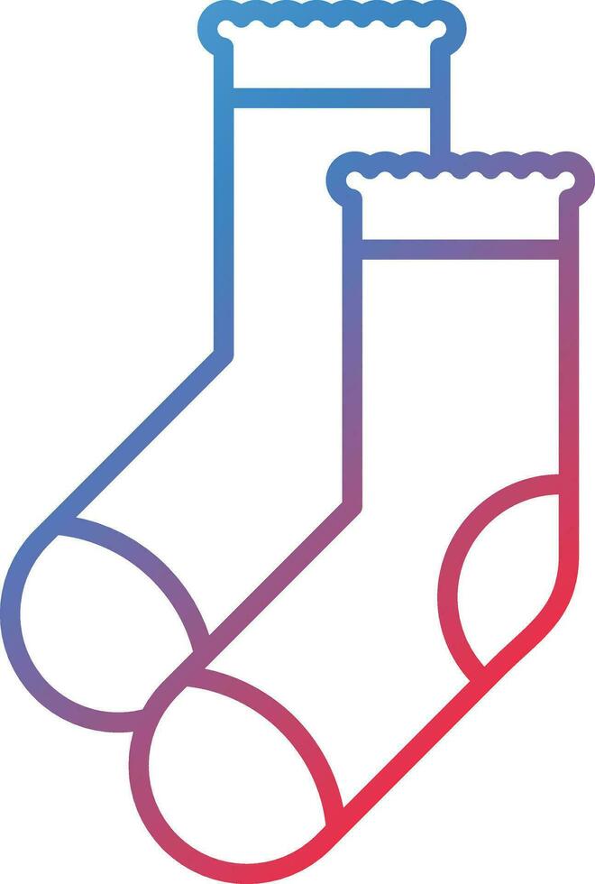 Socken-Vektor-Symbol vektor