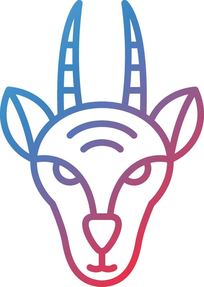 antilope vektor ikon