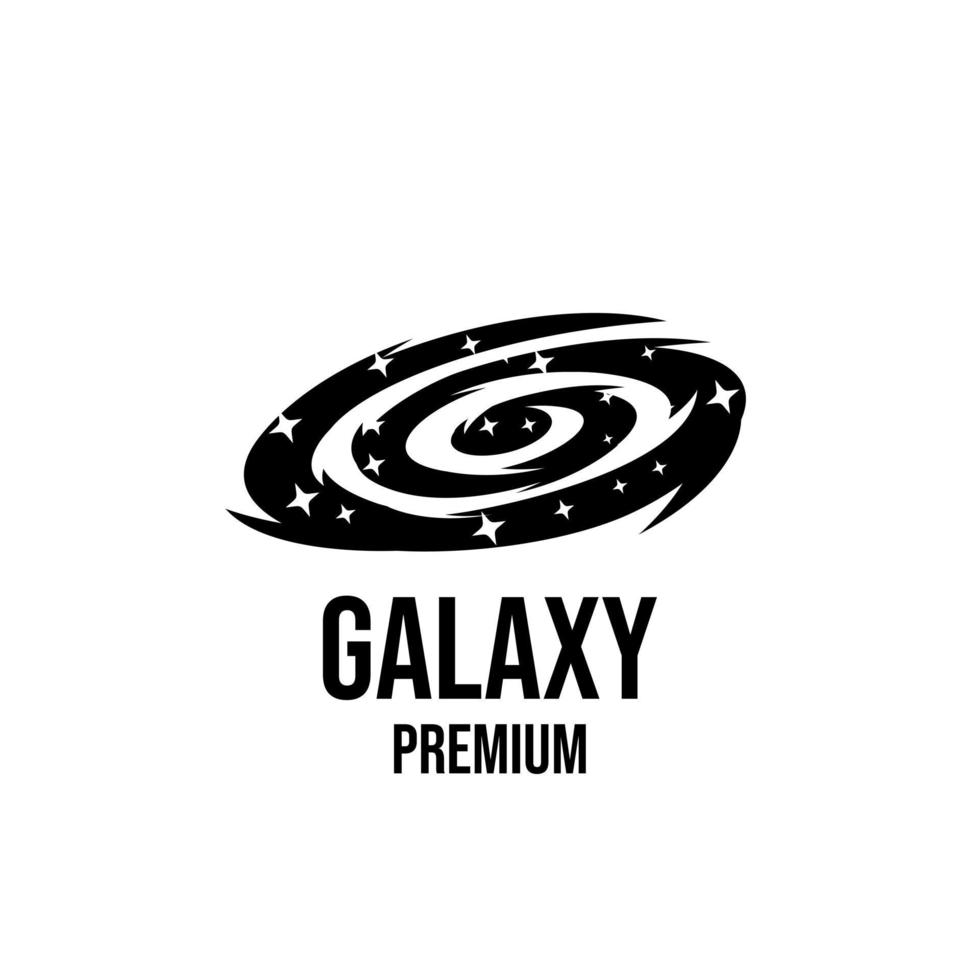 galaxie logo icon design illustration vektor