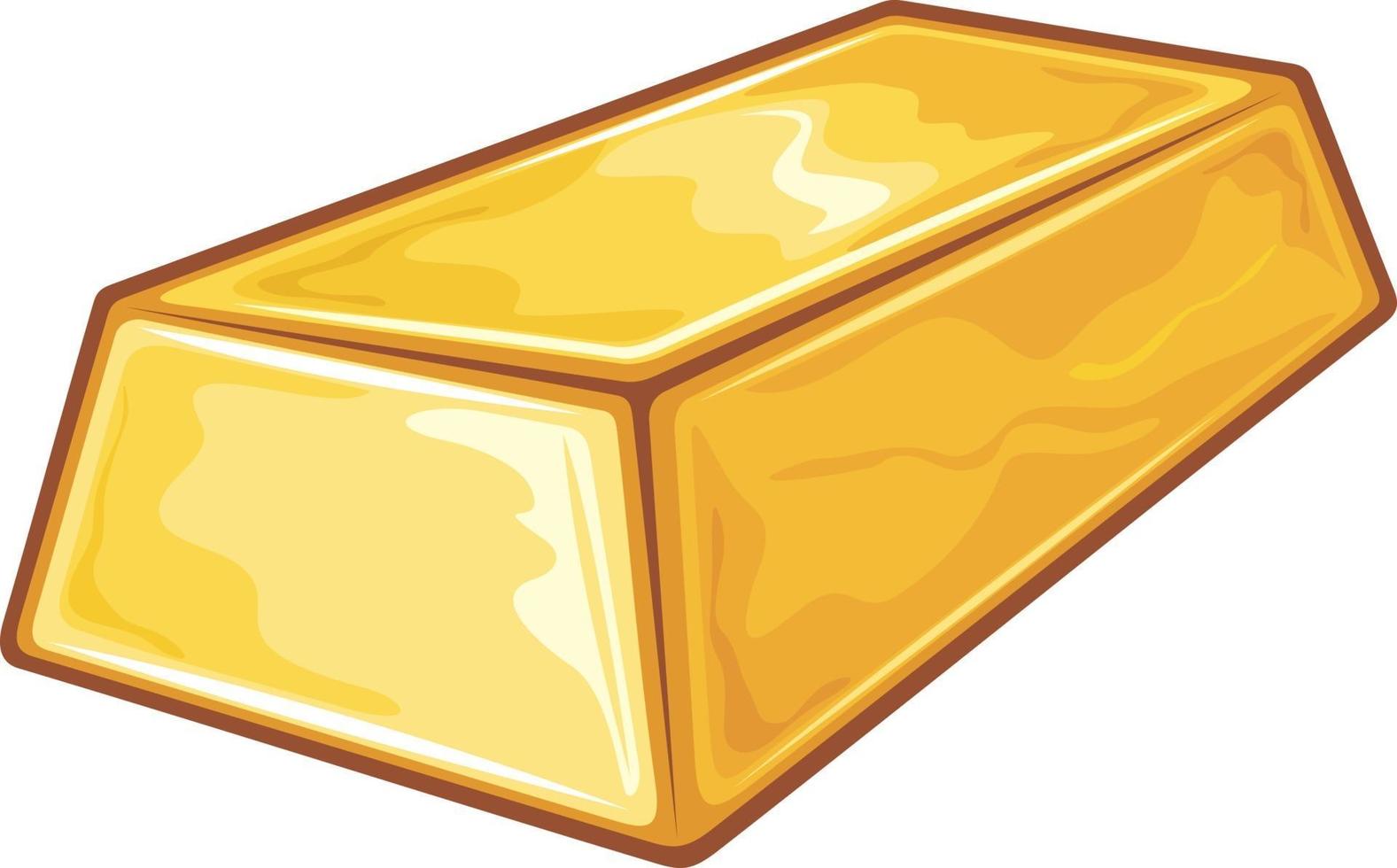 guld -bullion -ikonen vektor