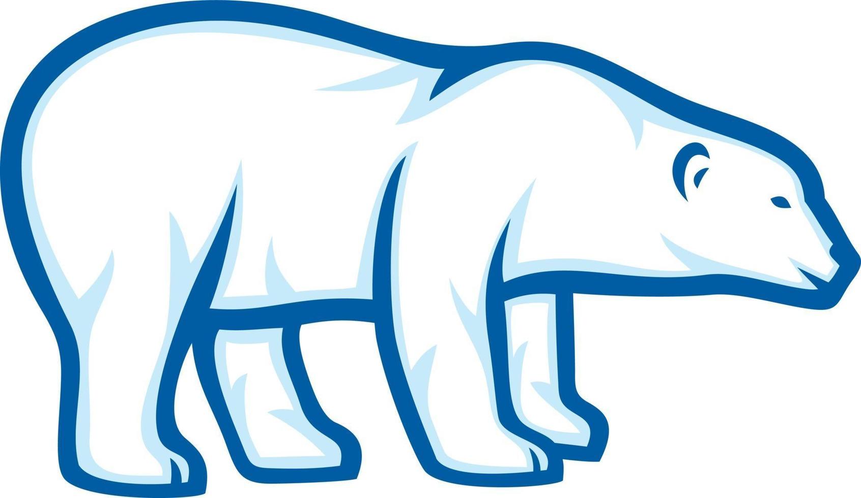 Eisbär Symbol vektor