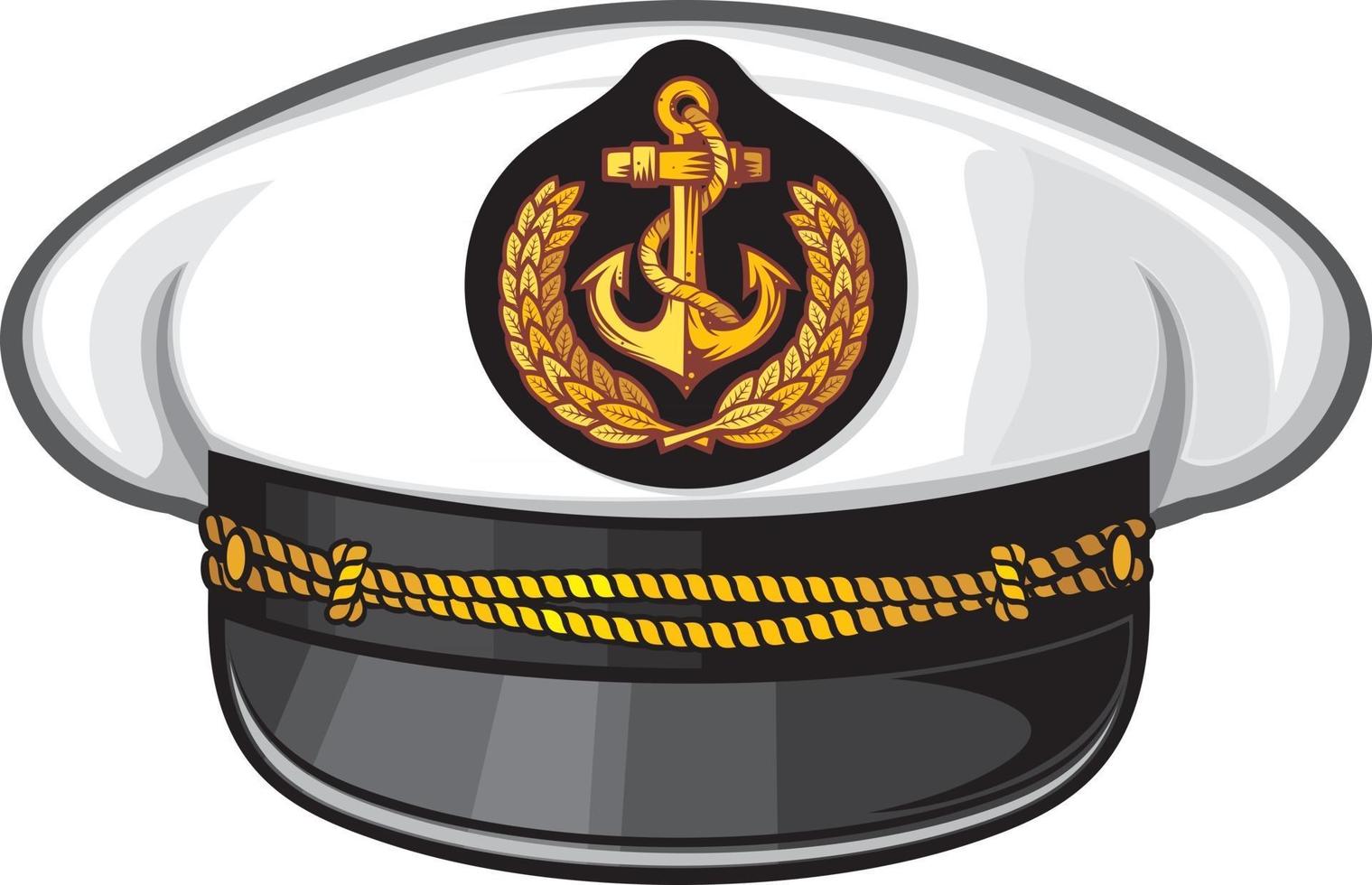 Kapitänsmütze der Marine vektor