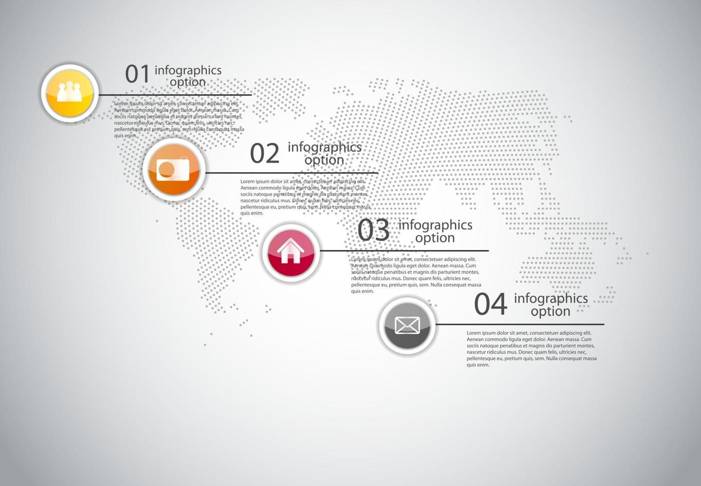 Infografik-Geschäftsschablonen-Vektorillustration vektor