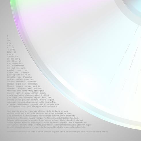 CD / DVD på vit bakgrund, vektor illustration
