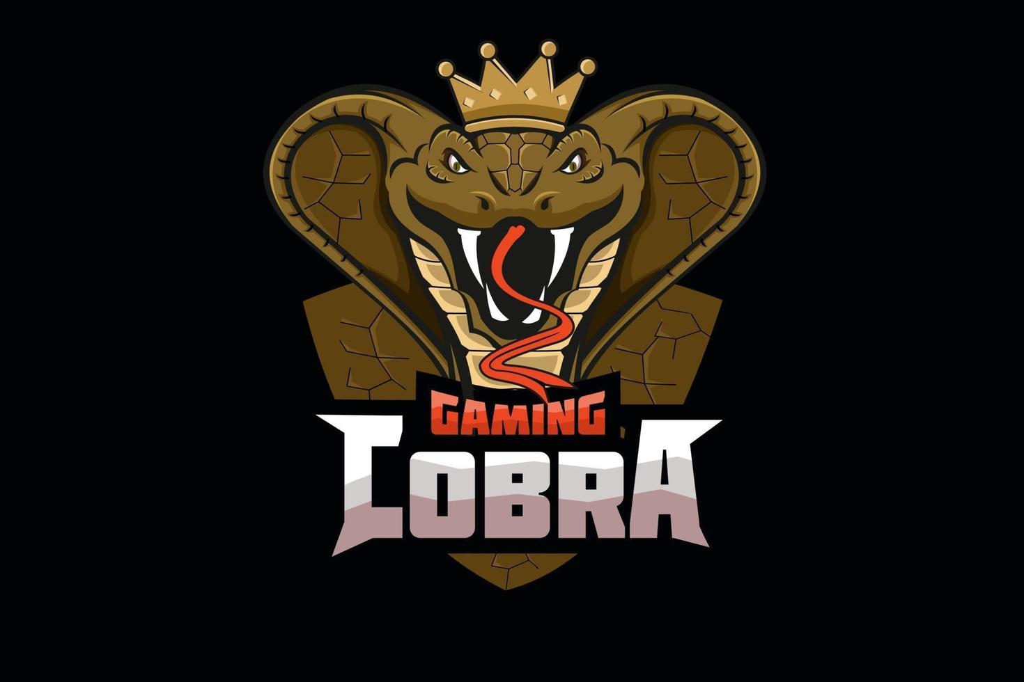 Cobra Gaming E-Sports Team Maskottchen Logo vektor