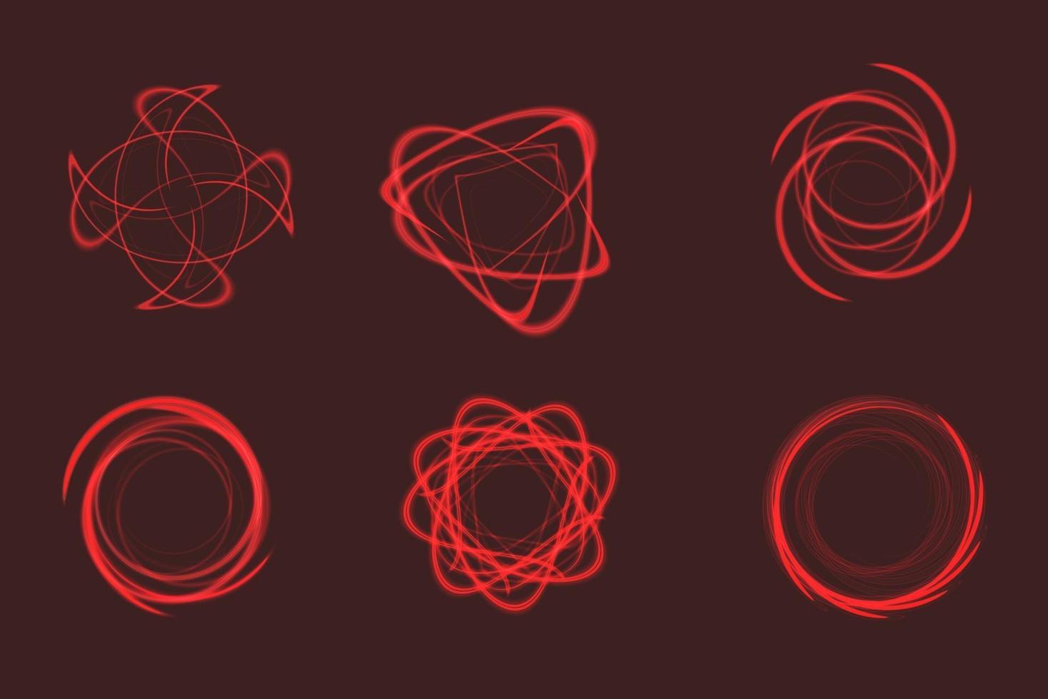 roter Effektelement-Design-Ressource heißes Feuer abstrakter eps-Vektor vektor