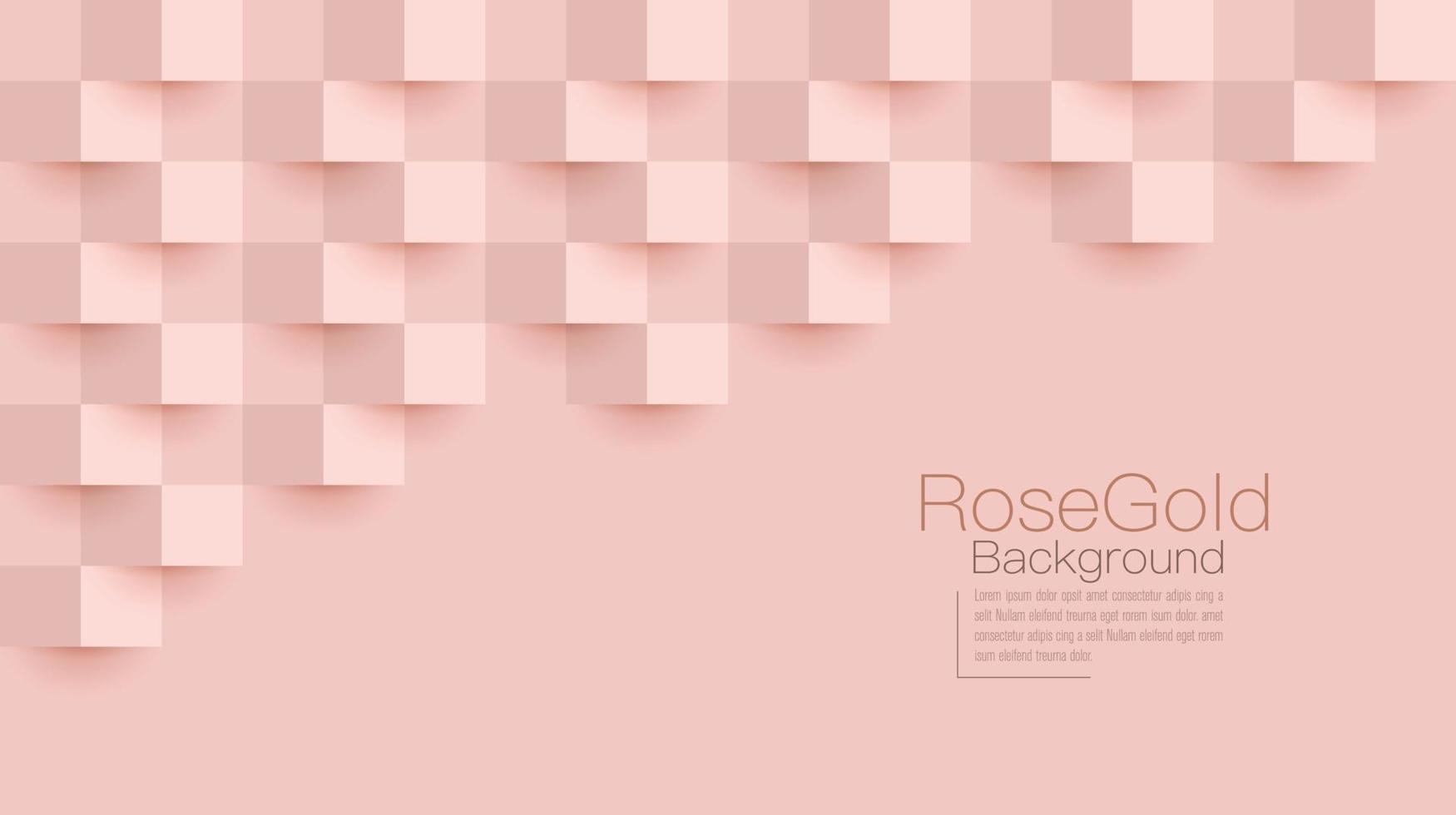 abstrakte geometrische Form rosa Hintergrund vektor