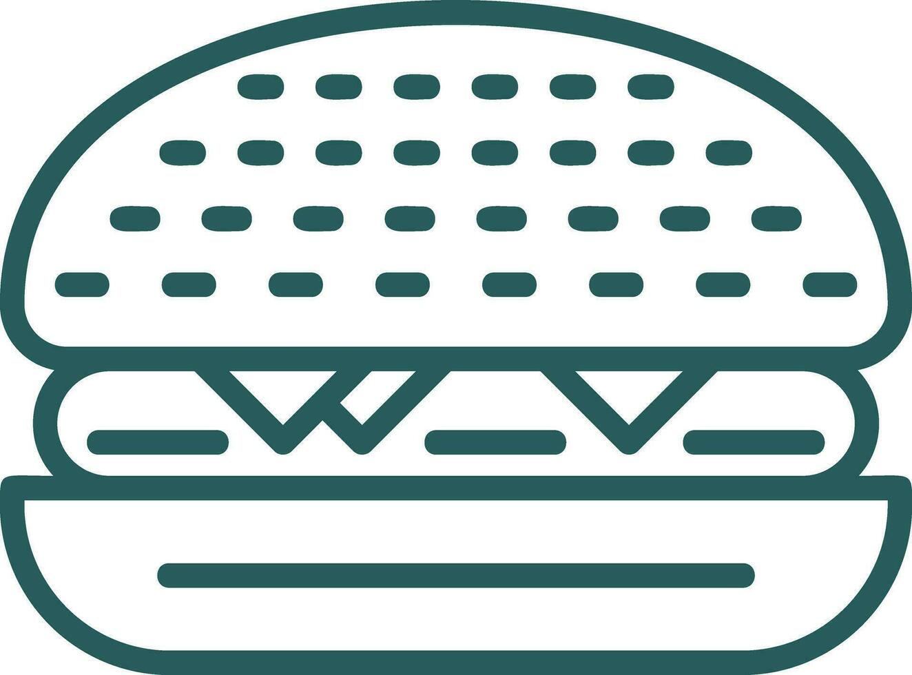 Sandwich-Vektor-Icon-Design vektor