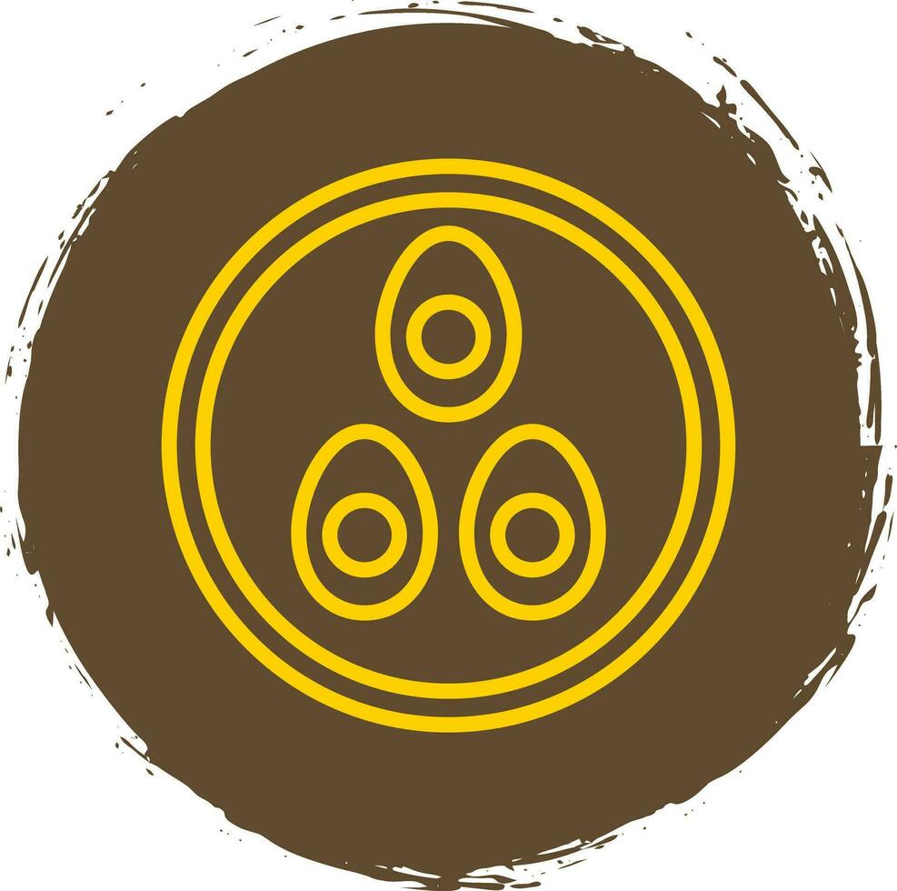 gekocht Ei Vektor Symbol Design