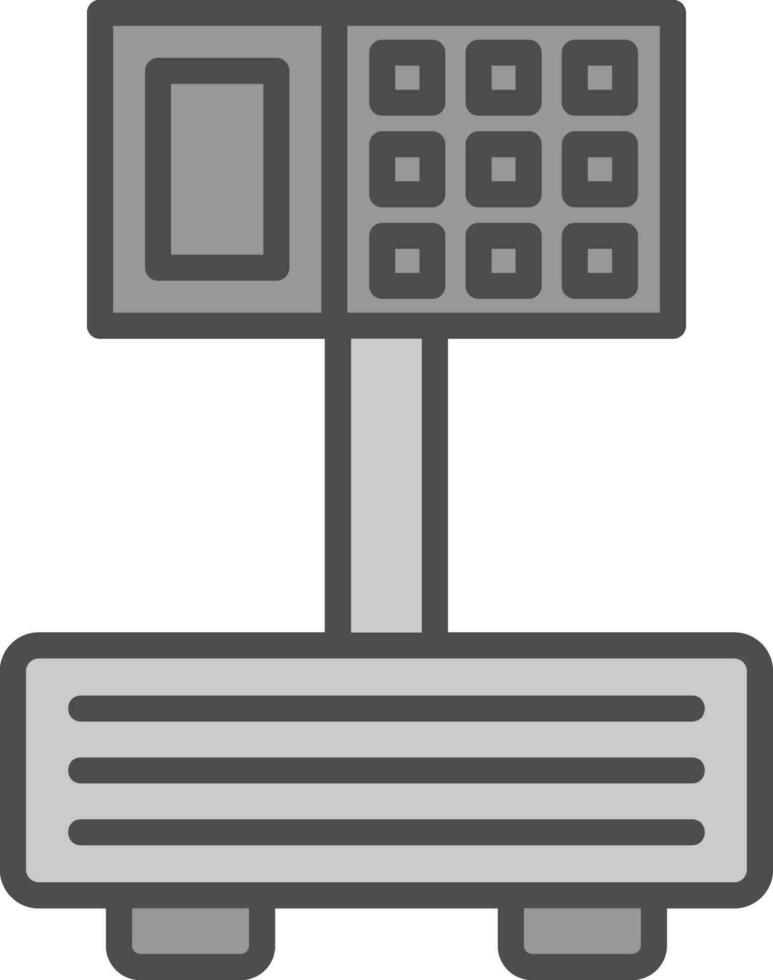 Skalen-Vektor-Icon-Design vektor