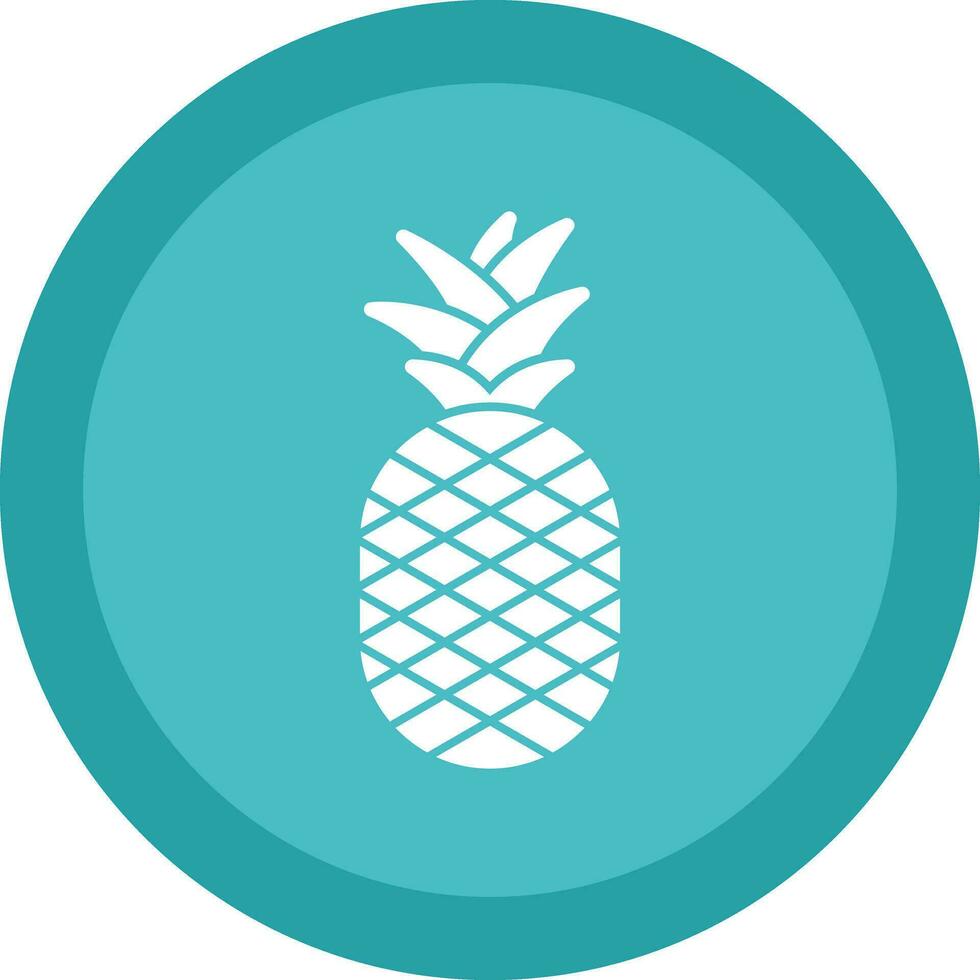 Ananas-Vektor-Icon-Design vektor