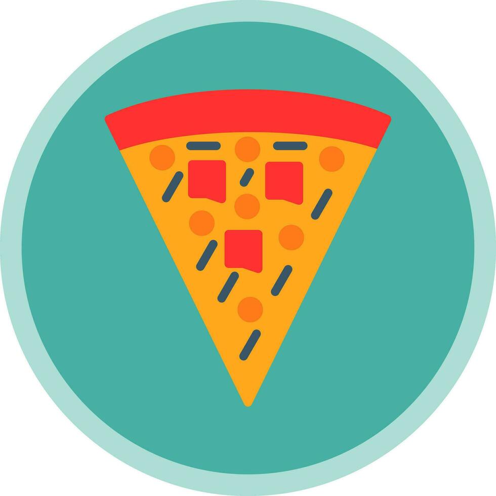 Pizza-Vektor-Icon-Design vektor