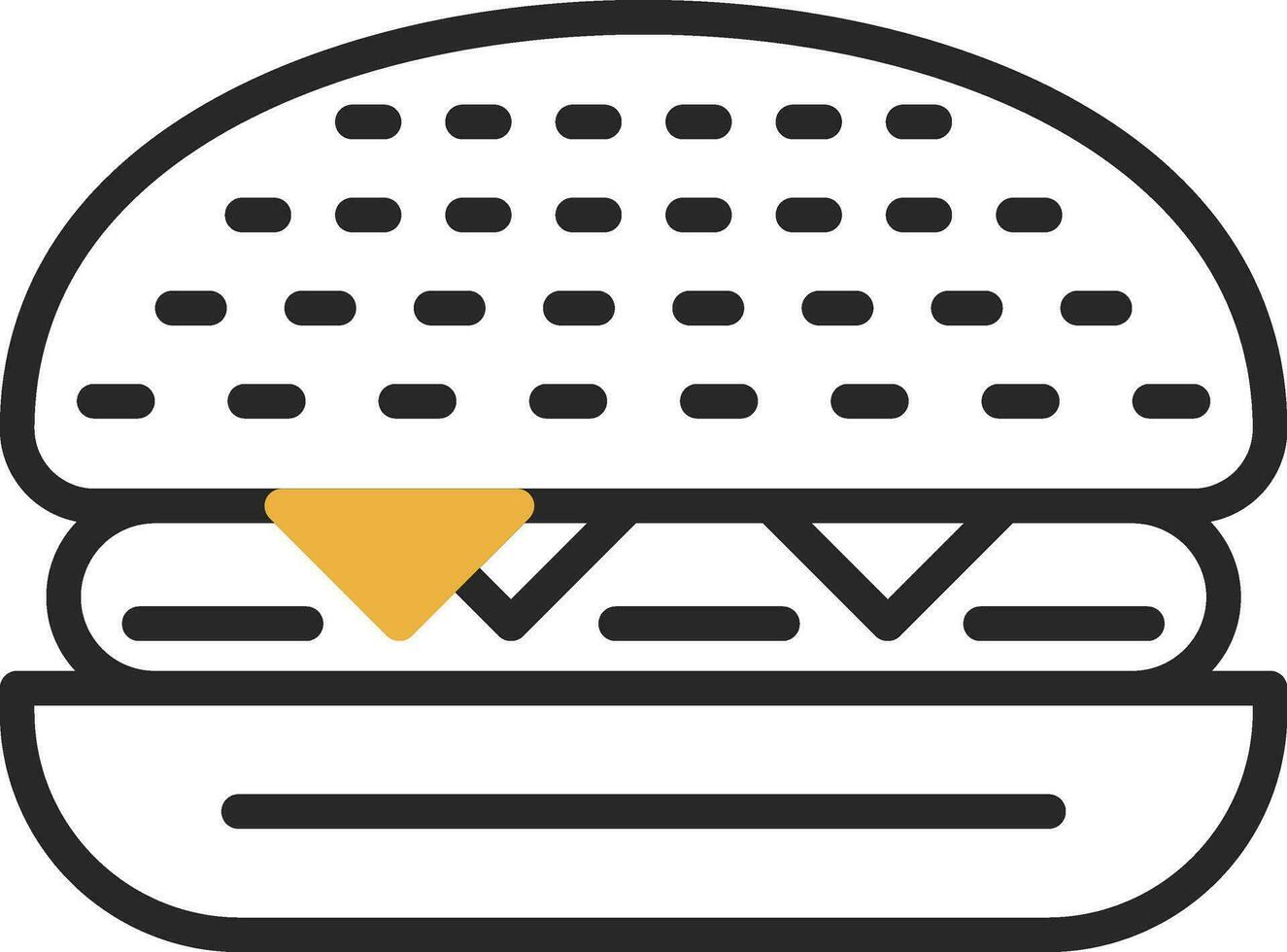 Sandwich-Vektor-Icon-Design vektor