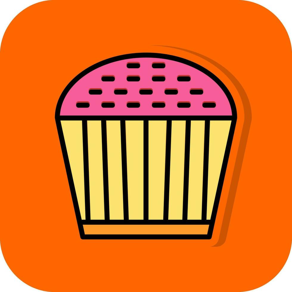 Cupcake-Vektor-Icon-Design vektor