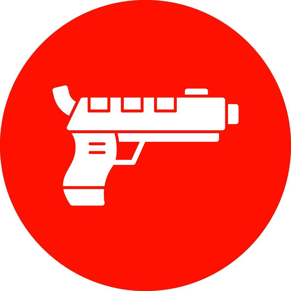 Waffe-Vektor-Icon-Design vektor