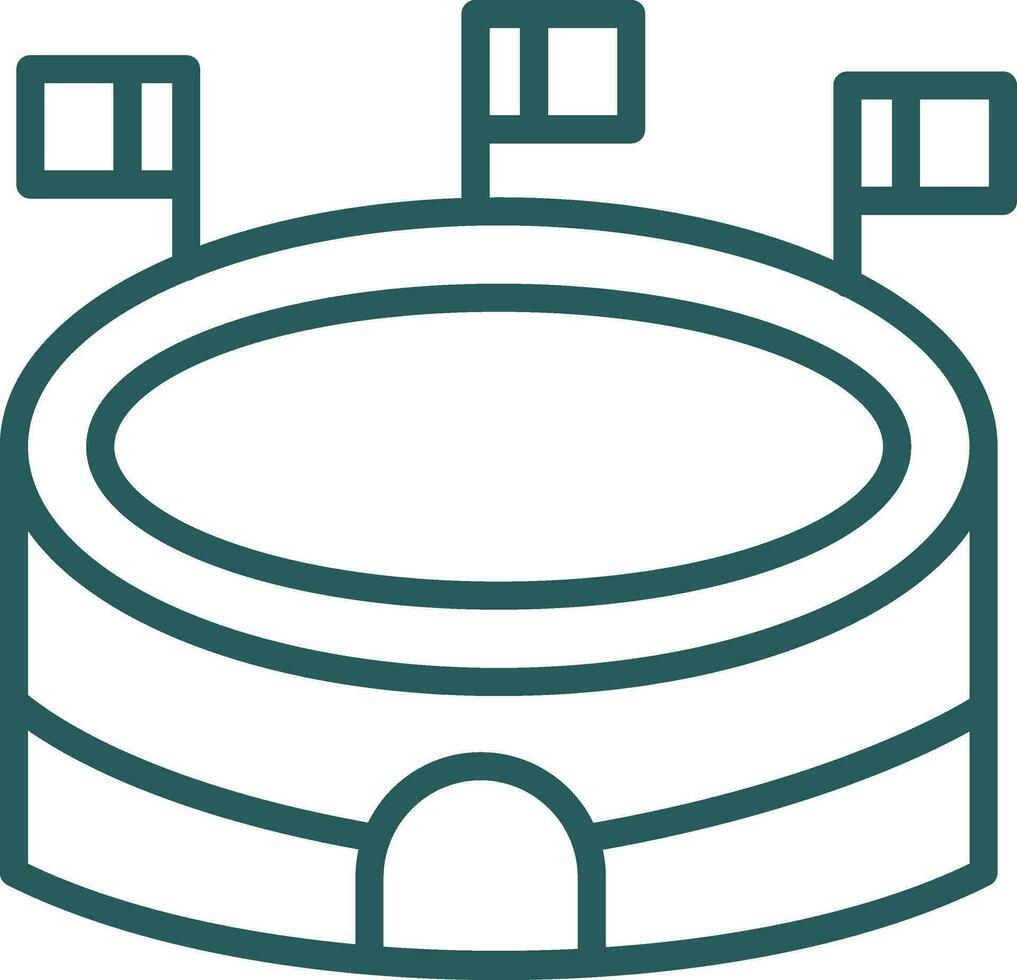 stadion vektor ikon design