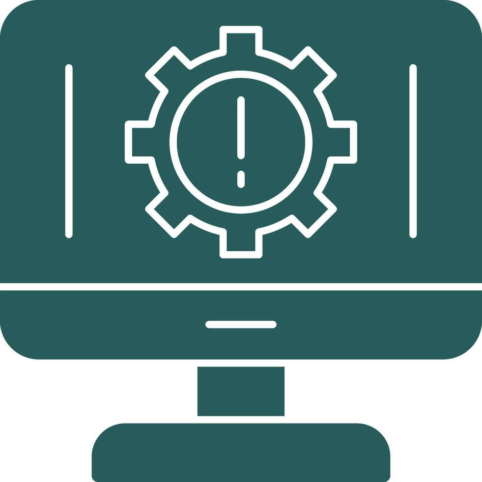 Technologie Ausfälle Vektor Symbol Design