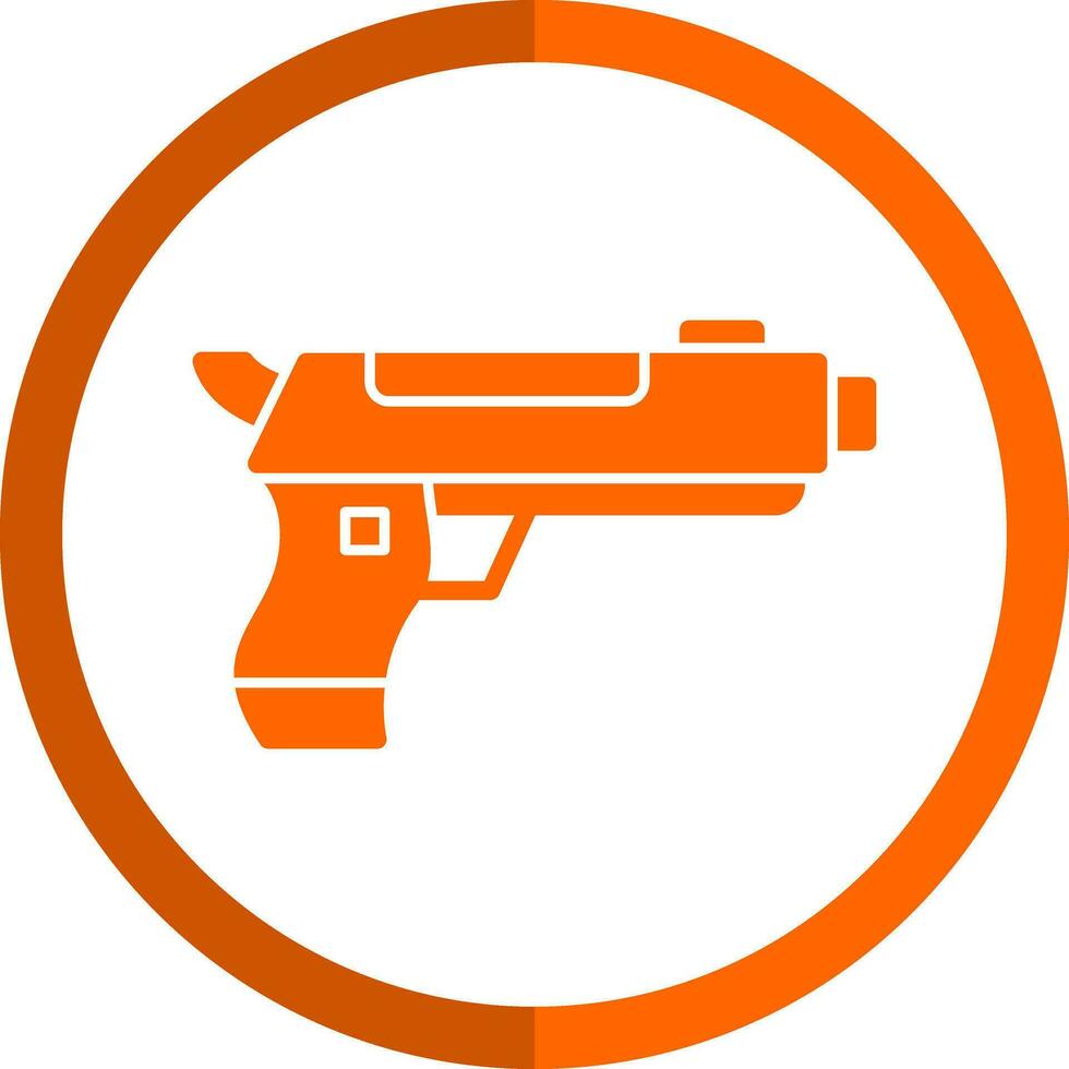 Waffe-Vektor-Icon-Design vektor