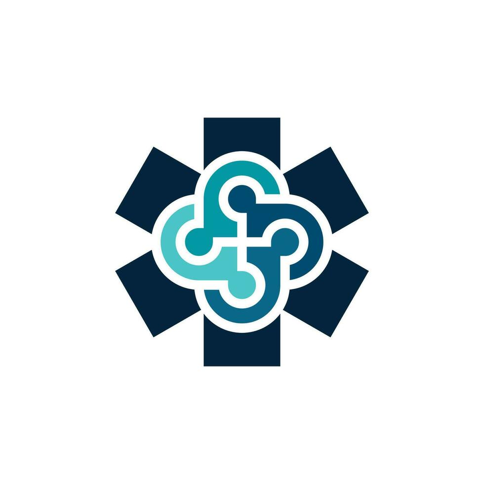 modern Sternchen Gemeinschaft Menschen Logo vektor
