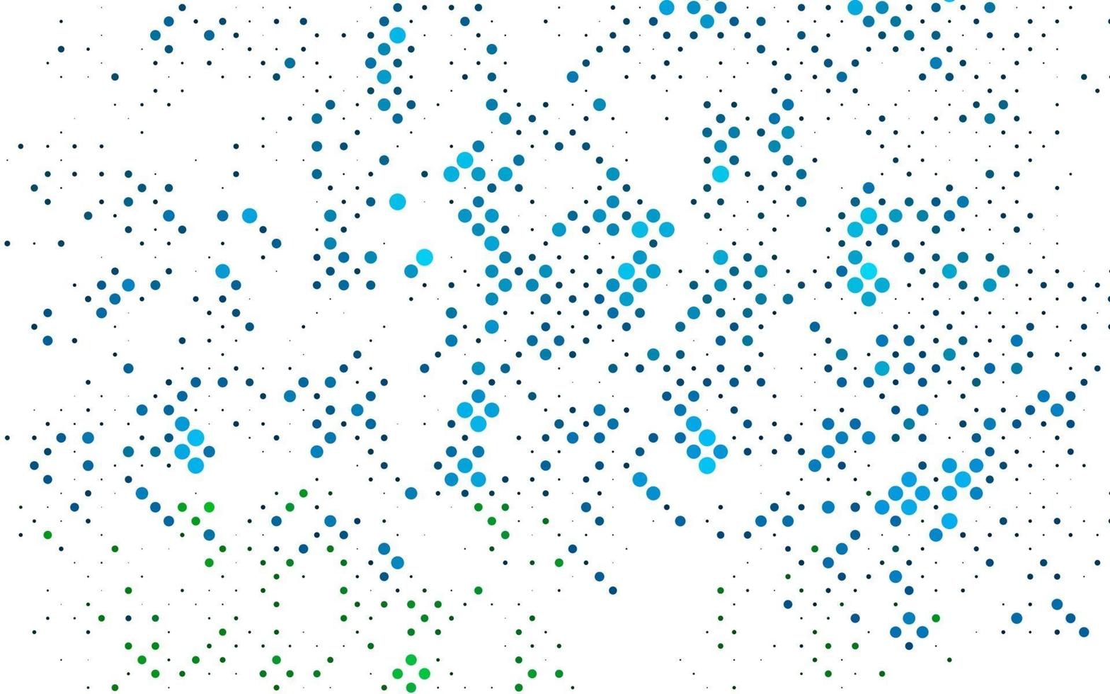 hellblaue, grüne Vektorabdeckung mit Flecken. vektor