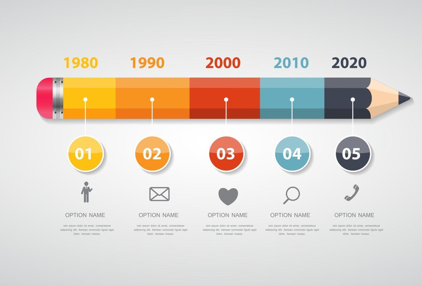 Infografik-Vorlagen für Unternehmen vektor