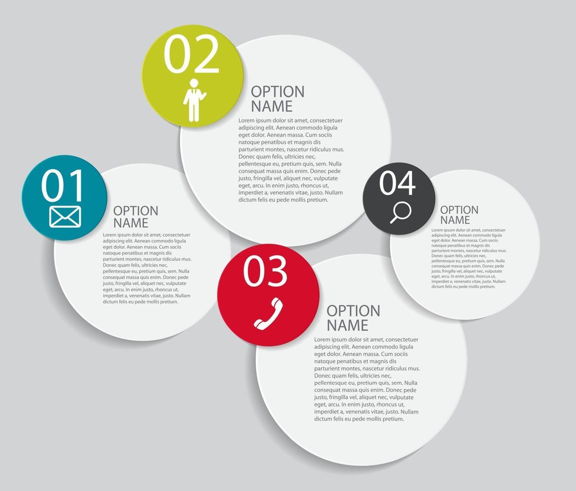 Infografik-Vorlagen für Unternehmen vektor
