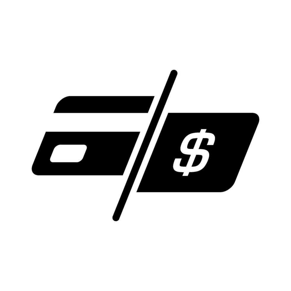 pengar kort logotyp vektor