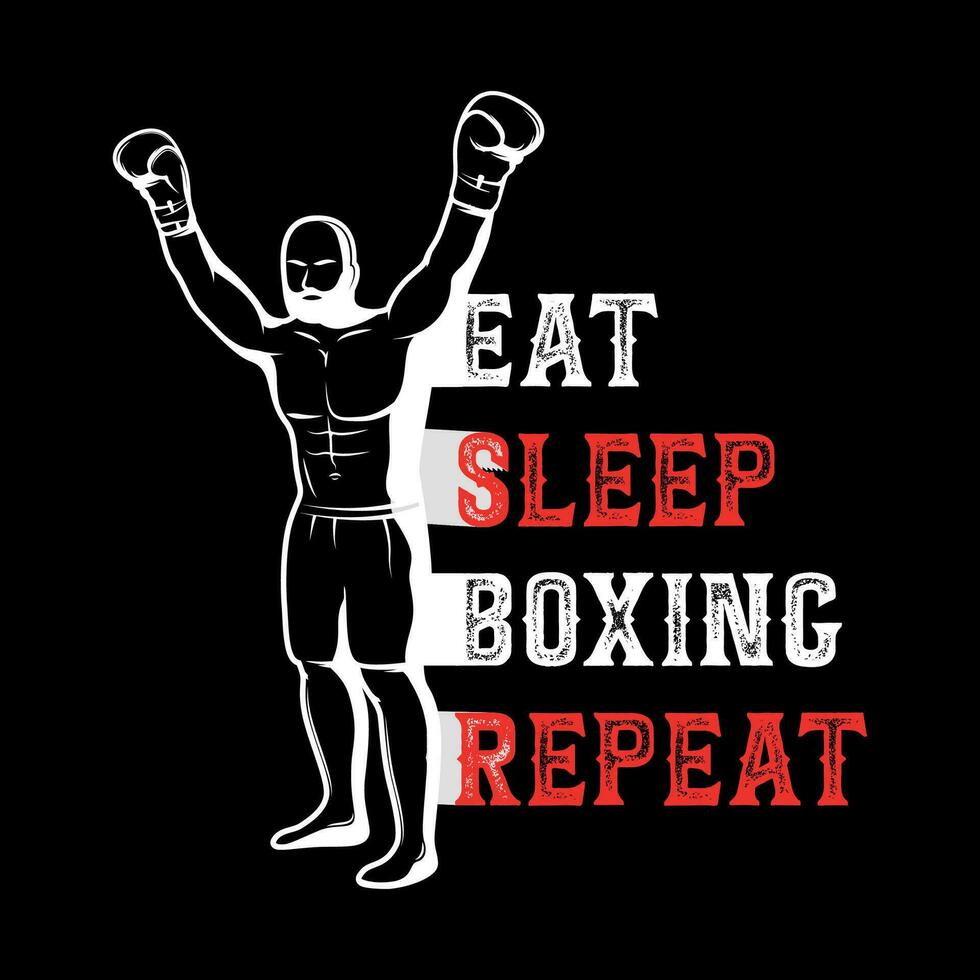 boxning t-shirt design. vektor