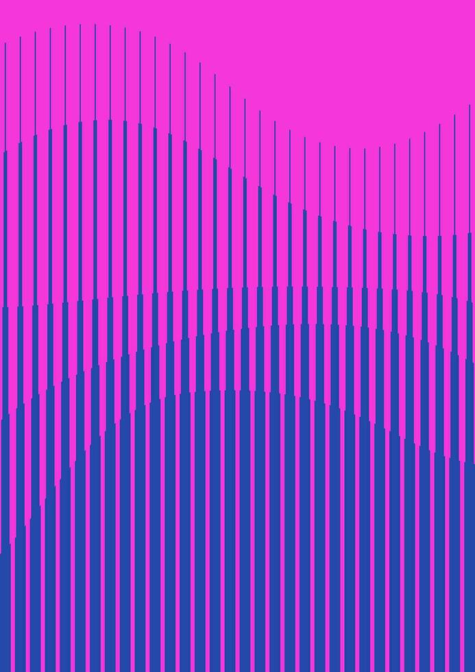 dynamisch Linie geometrisch Abdeckungen Satz. Magenta Hintergrund minimalistisch Entwürfe. vektor