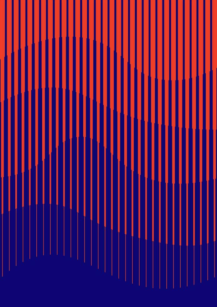 dynamisk linje geometrisk omslag uppsättning. röd bakgrund minimalistisk mönster. vektor