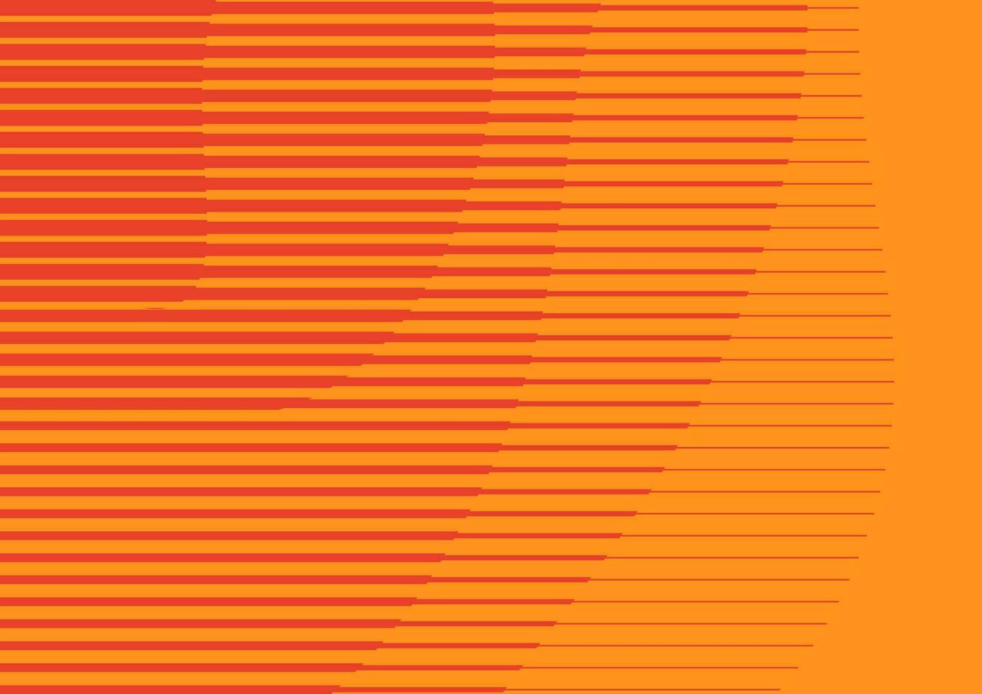 dynamisch Linie geometrisch Abdeckungen Satz. Orange Hintergrund minimalistisch Entwürfe. vektor