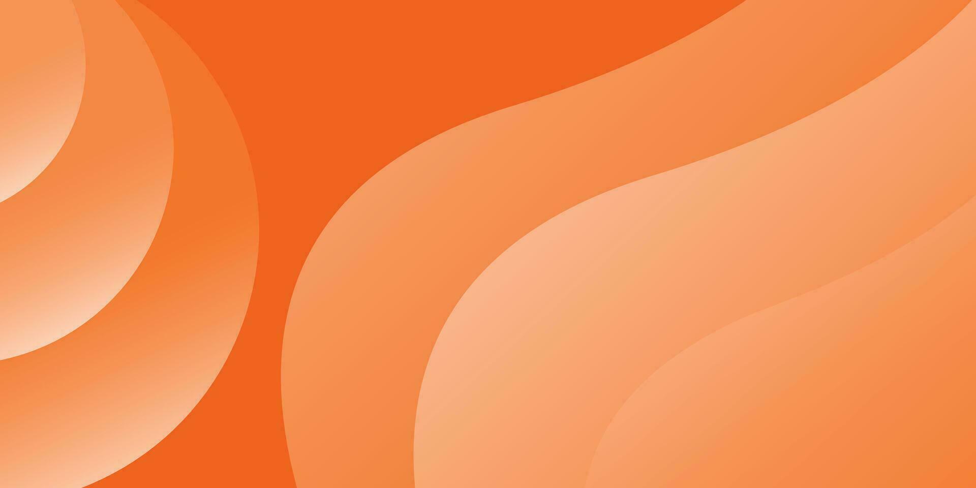 minimal geometrisch abstrakt Hintergrund. Orange Elemente mit Flüssigkeit Gradient. dynamisch Formen Komposition. eps10 Vektor
