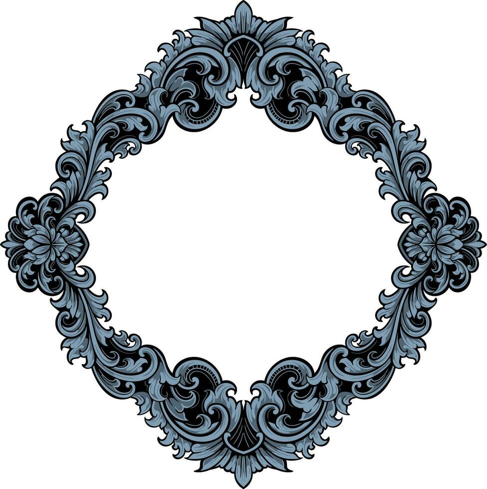 Rahmen Ornament Jahrgang klassisch Element Dekoration vektor
