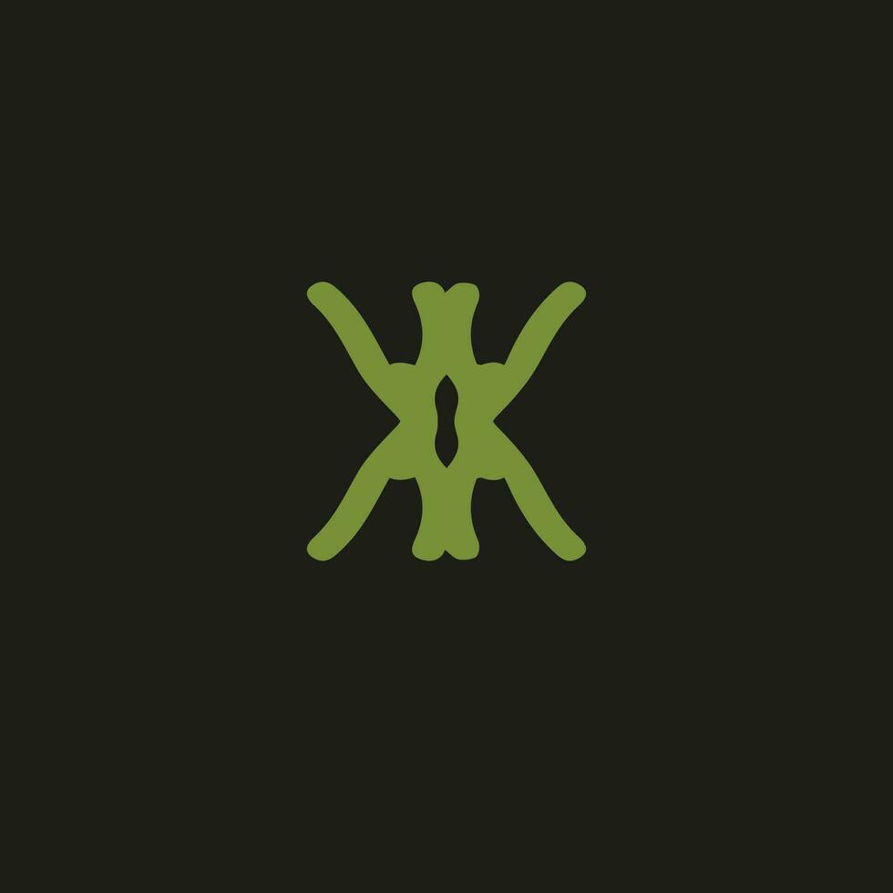 Logo Design mit Ornament Konzept vektor