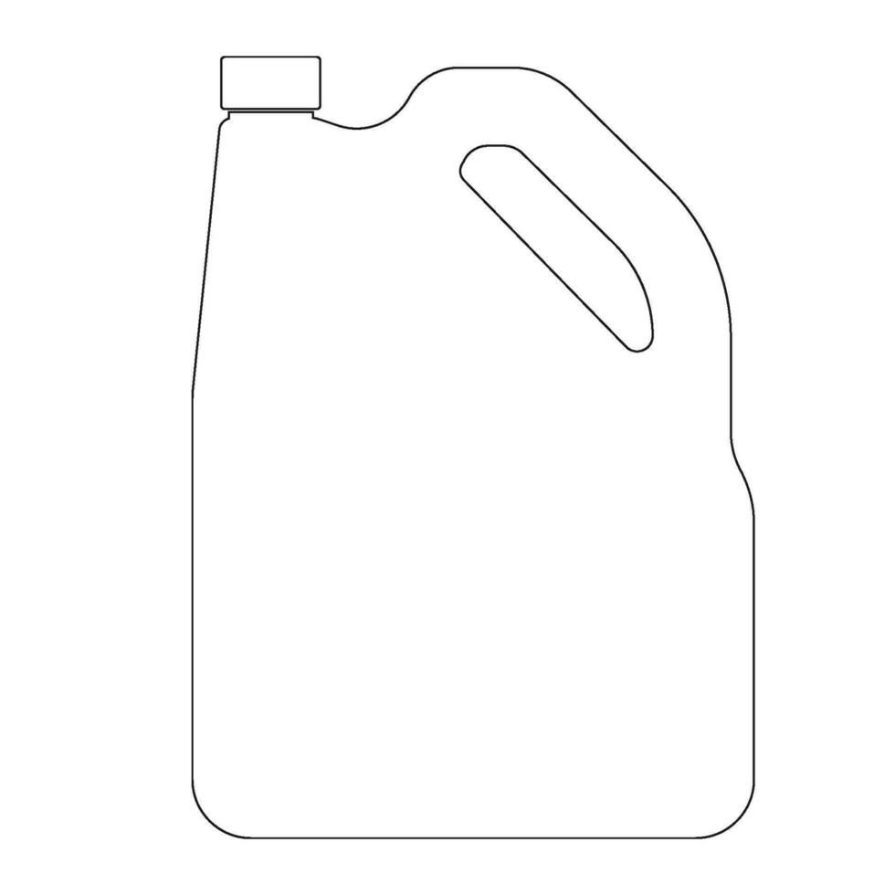 Motor- Öl Flasche Symbol Vektor