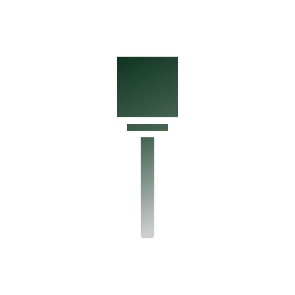 granat ikon fast lutning grön vit Färg militär symbol perfekt. vektor