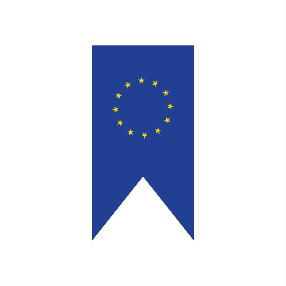 Europa Flagge Symbol vektor