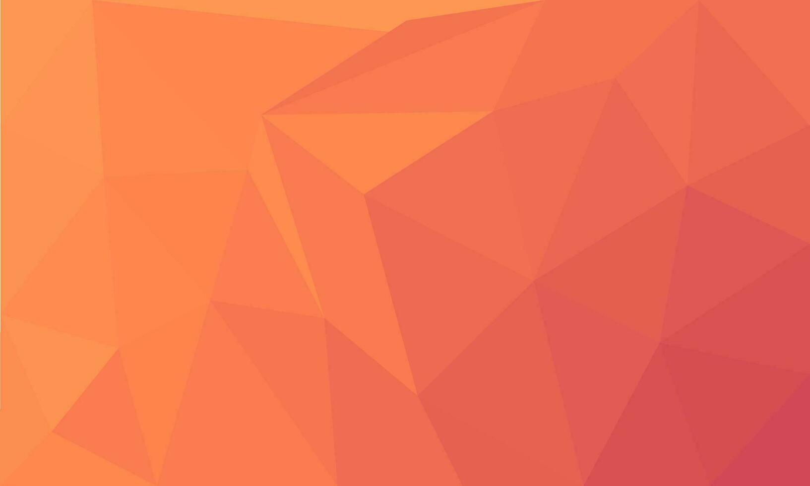 mäßig orange, rot abstrakt geometrisch zerknittert dreieckig niedrig Polygon Stil Design. modern Vektor Illustration Hintergrund Vorlage. zum Flyer, Netz, Digital, Abdeckung, Flyer, Einladung