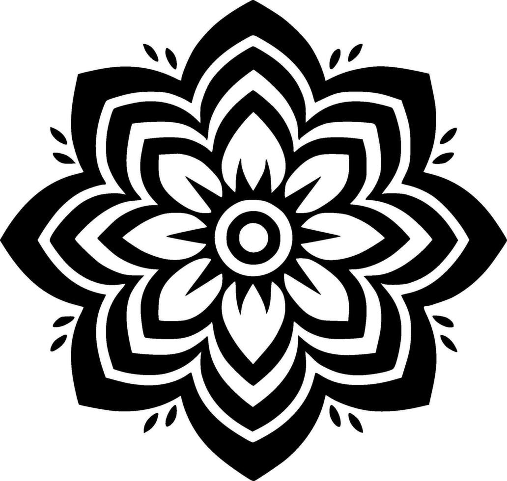 Mandala - - hoch Qualität Vektor Logo - - Vektor Illustration Ideal zum T-Shirt Grafik