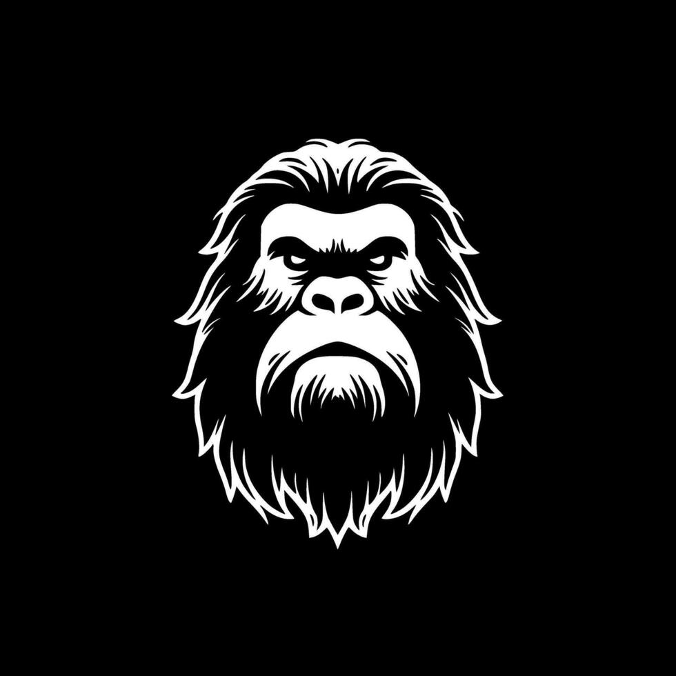 Bigfoot, minimalistisch und einfach Silhouette - - Vektor Illustration