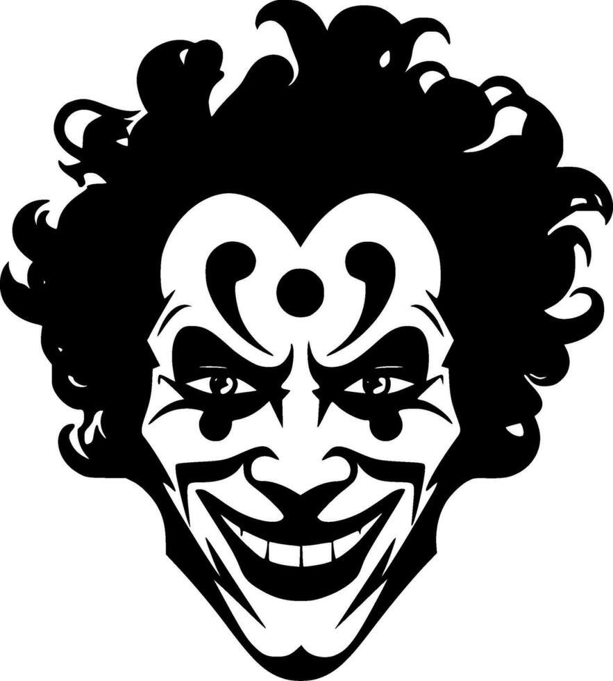 Clown - - hoch Qualität Vektor Logo - - Vektor Illustration Ideal zum T-Shirt Grafik