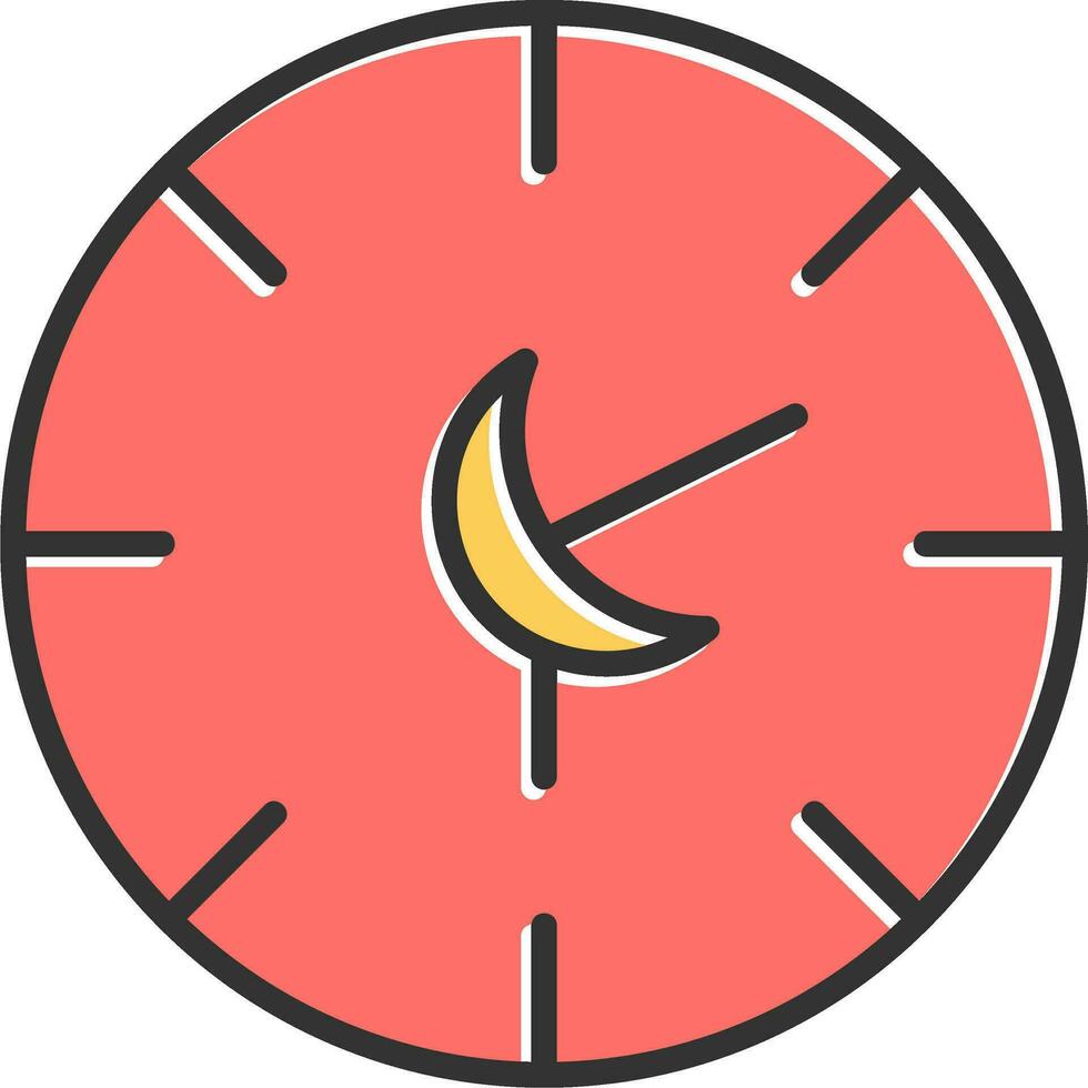 Nachtzeit Vektor Symbol