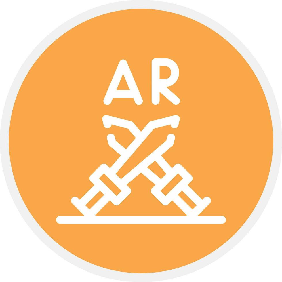 ar Kampf kreativ Symbol Design vektor