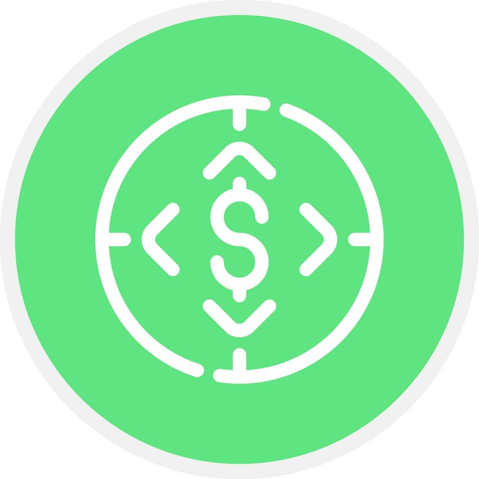 Finanzierung Tor kreativ Symbol Design vektor